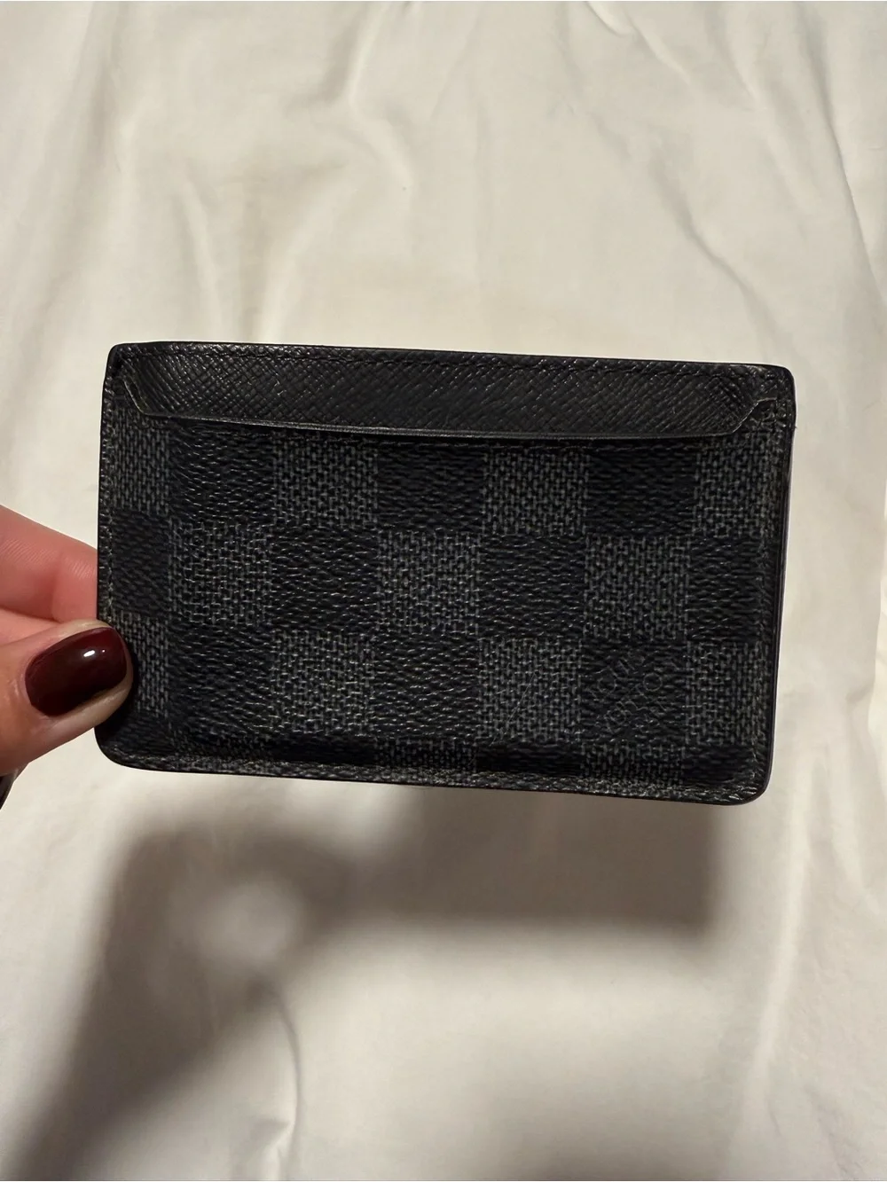 Louis Vuitton Damier Graphite Pattern Coated Canvas Card Case
